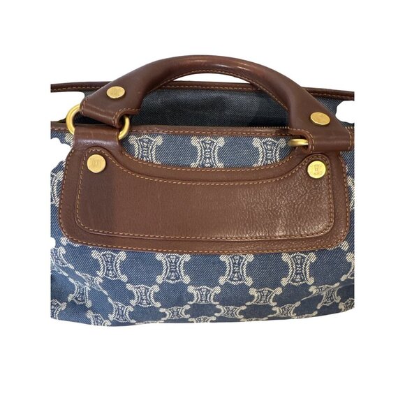 Celine Boogie Denim & Leather Handbag Authentic - Picture 7 of 10